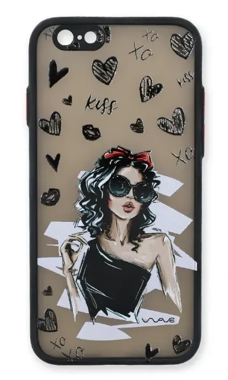 Чохол-накладка Shadow Matt Black Dress для iPhone 6 Black