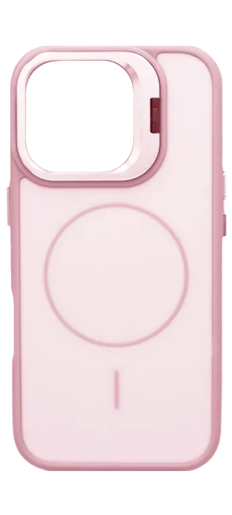 Чохол-накладка Bonbon Beat Magsafe CamStand для iPhone 14 / 13 Pink