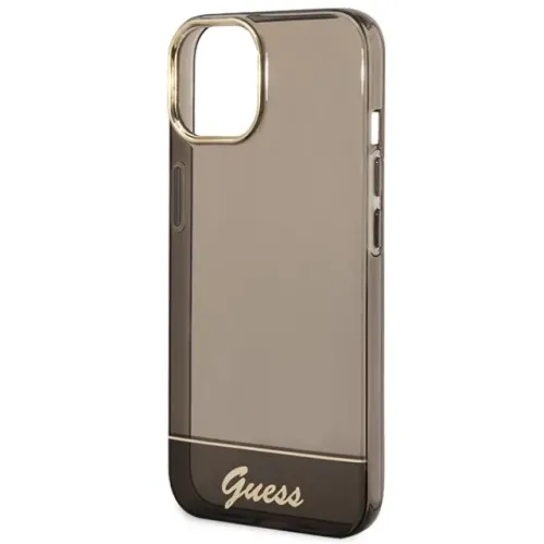 Guess GUHCP14MHGCOHU iPhone 14 Plus 6.7" purple hardcase Translucent Pearl Strap