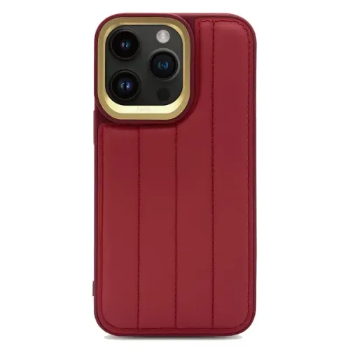 kajsa Dale Collection Perpendicular back case for iPhone 15 Pro Max - 6.7'' Red 3-DP-I15P6.7-RD