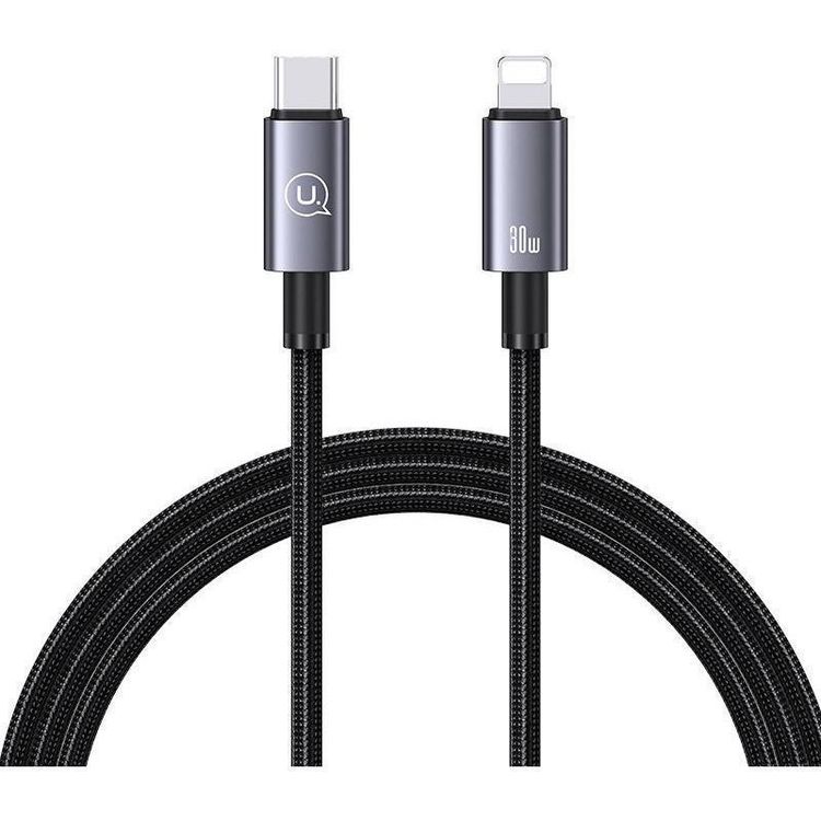 Cable Type-C to Lightning 2m Usams US-SJ665 3A Tarnish