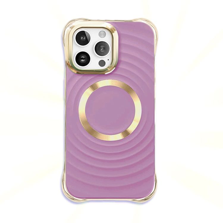 Circle Glam Mag case for iPhone 15 Pro 6.1 purple