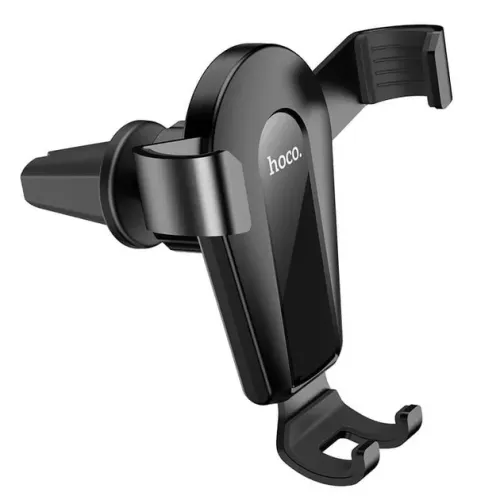 Car holder Gravity Hoco CA92 Gold shield Black