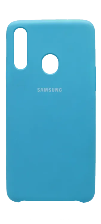 Silicone Case Silicone Cover for Samsung A20s SM-A207F Sky Blue