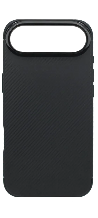 CARBON silicone case for iPhone 17 Air Black