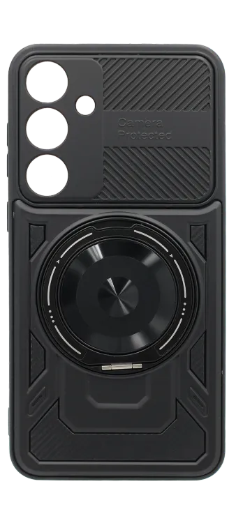 Чохол-накладка Hybrid New + Big Ring для Samsung A35 SM-A356B Black