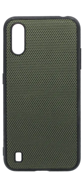 Cover-plate Nylon + Border Silicon Samsung A01 SM-A015F Green