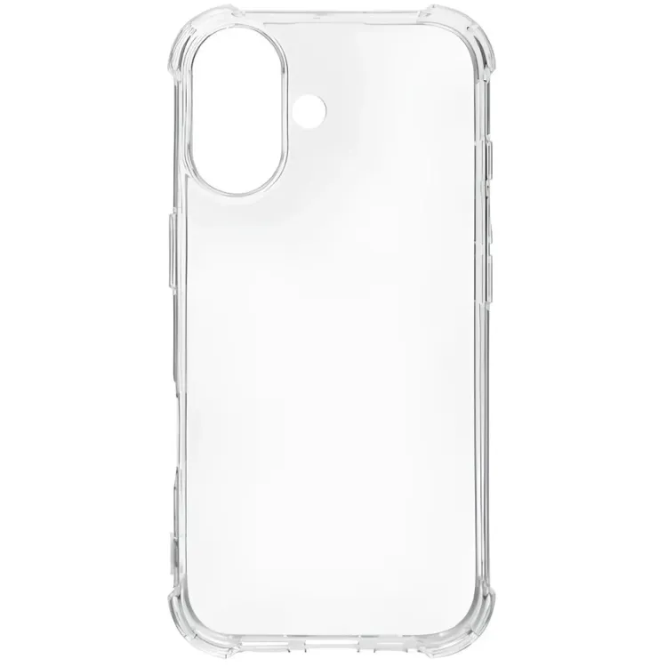 Чохол силіконовий WS Clear Shockproof для iPhone 17 Transparent