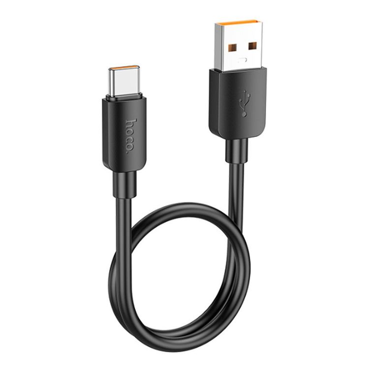 Cable 0.25m Hoco X96 100W Type-C Black