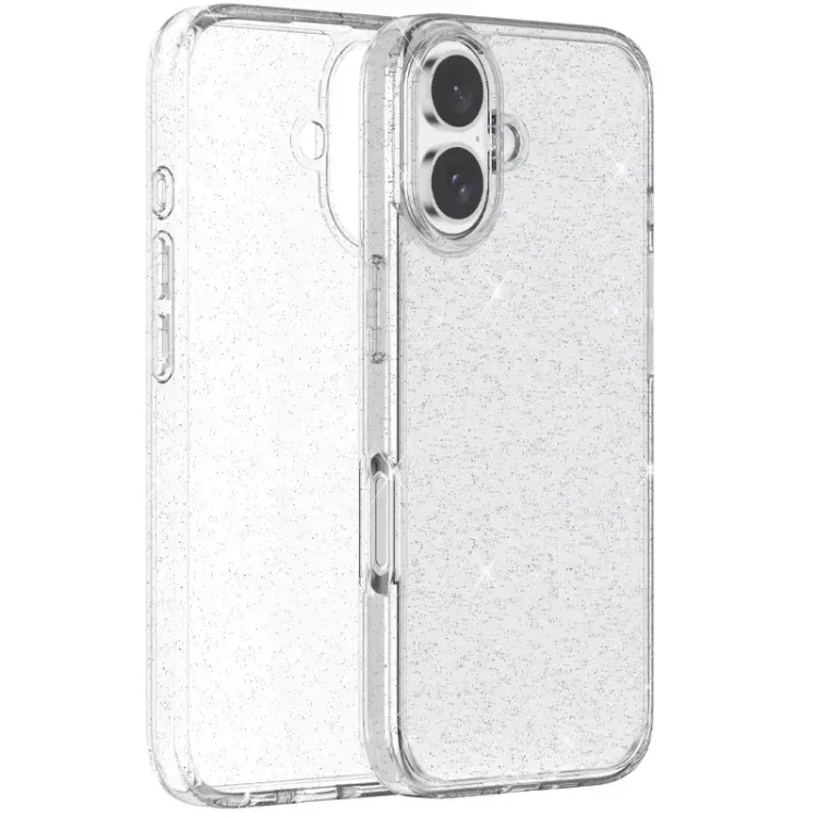 Чохол силіконовий WS Sparkles для iPhone 17 Transparent