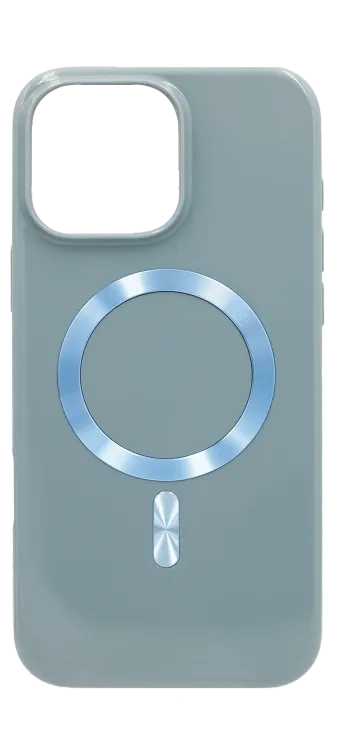 Slim Magsafe Cover Case for iPhone 16 Pro Max Light Blue