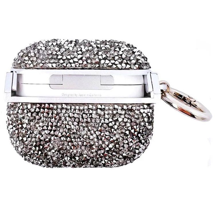 AirPods 4 Bling World Grainy Diamonds Black Case