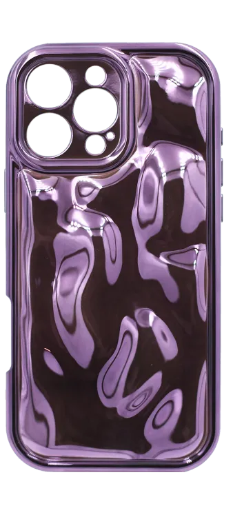 Silicone case ALUMINIUM for iPhone 16 Pro Violet