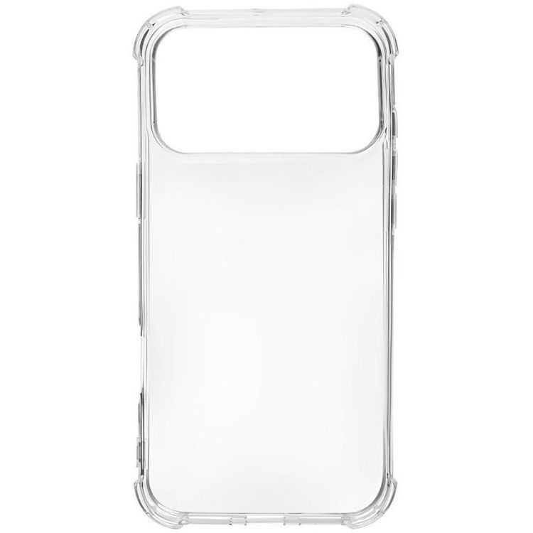 WS Clear Shockproof Silicone Case for iPhone 17 Pro Transparent