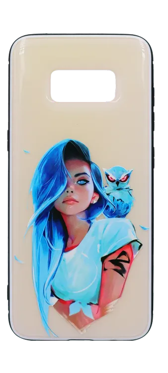 Cover-plate Smoll Print for Samsung S8 G950FD Girl Owl