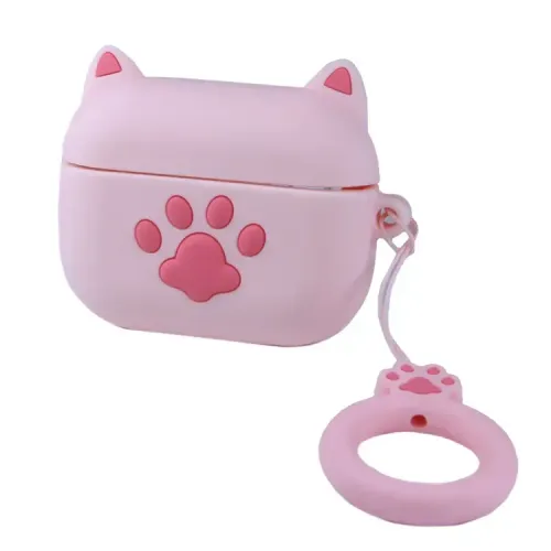 AirPods 4 3D Cat Pink Case