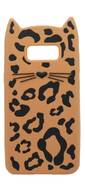 Чохол силіконовий 3D Animal Samsung S8 Plus G955FD Leopard Brown