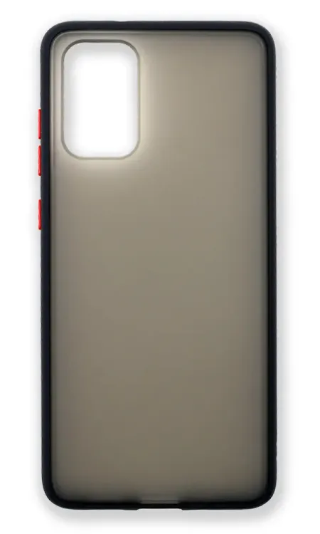 Cover-pad Mate + Border Silicon Samsung A20s SM-A207F Black