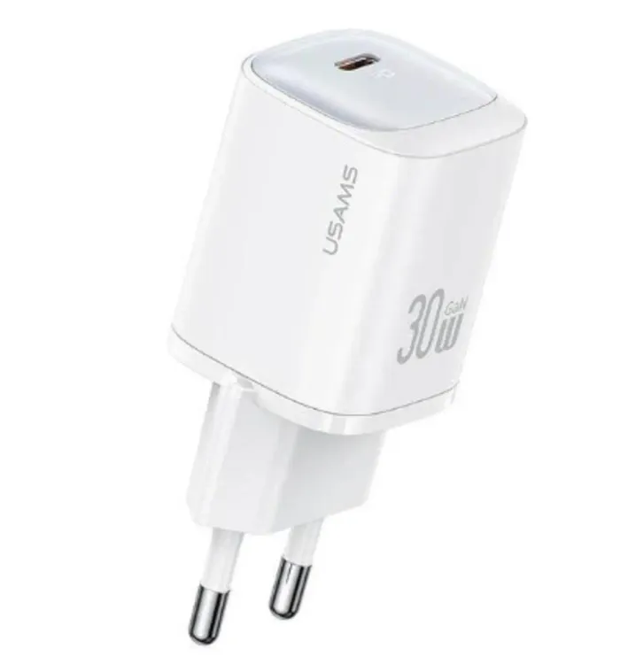 Usams US-CC251 QC3.0 30W 1USB Wall Charger White