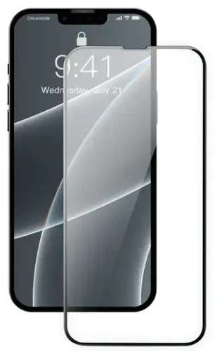 Захисне скло 2.5D Full Cover Premium для iPhone 17 Pro Max / 16 Pro Max Black
