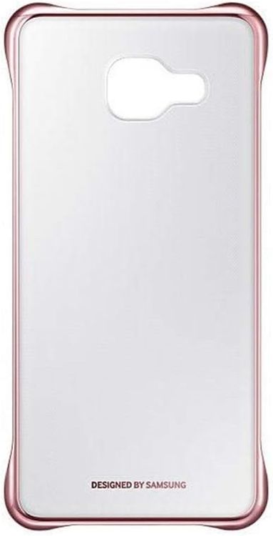 Чохол-накладка Clear Cover Samsung A3 2016 Pink Gold прозорий (EF-QA310CZEGRU)