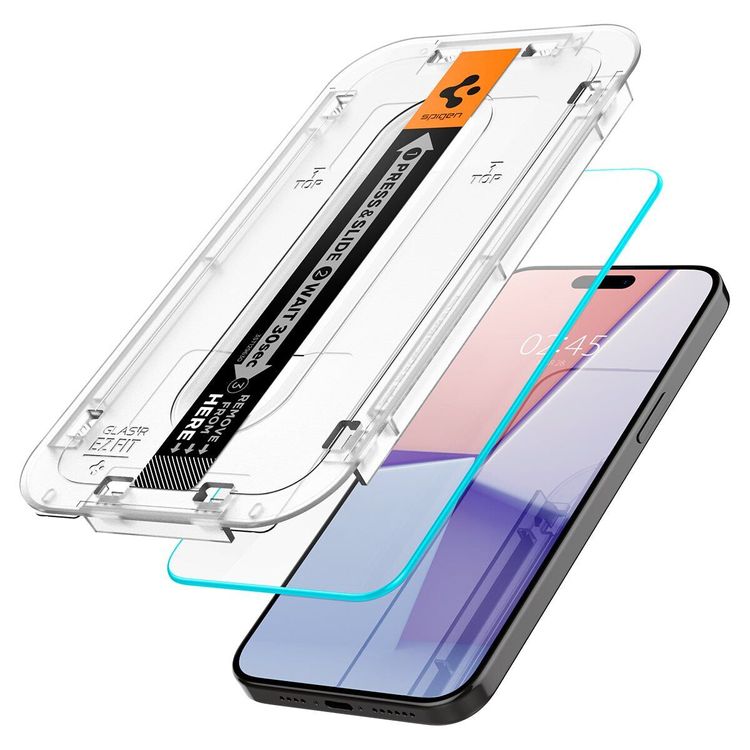 Захисне скло Spigen Glas.TR iPhone 15 Pro Max 6.7" "EZ FIT" 2шт clear