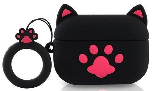 AirPods 4 3D Cat Black Case