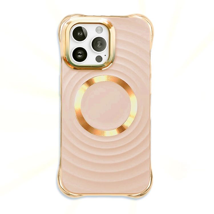 Circle Glam Mag case for iPhone 15 Pro 6.1 pink