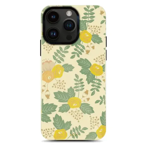 kajsa Floral Collection Tropical back case for iPhone 15 Pro - 6.1'' TY-7 3-FLTP-I15P6.1-TY7