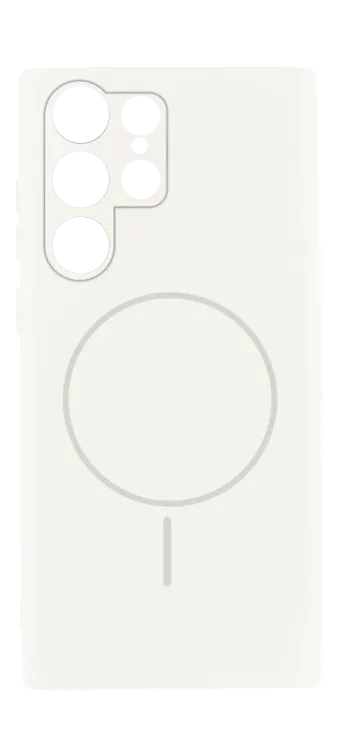 Molan Beat MagSafe Case for Samsung S25 Ultra White