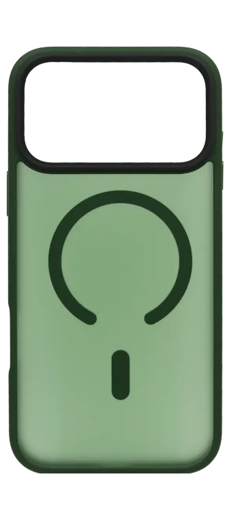 Чохол-накладка Shadow Matt Metal Buttons Magsafe для iPhone 17 Pro Max Green