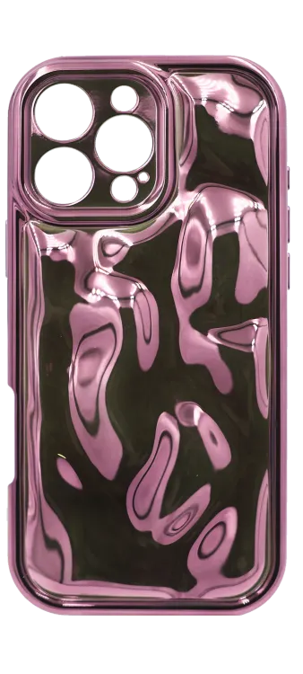 Silicone case ALUMINIUM for iPhone 14 Pro Max Pink