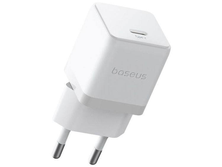 Mains Charger 1Type-C Baseus Palm Fast Charger 20W White