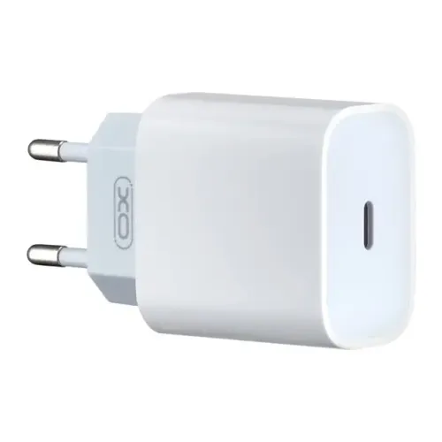 Power Adapter 1Type-C XO L129 QC&PD 20W White