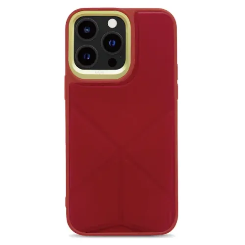 Чохол-накладка kajsa Preppie Collection Origami для iPhone 14 Pro Red 3-POGM-I14P6.1-RD