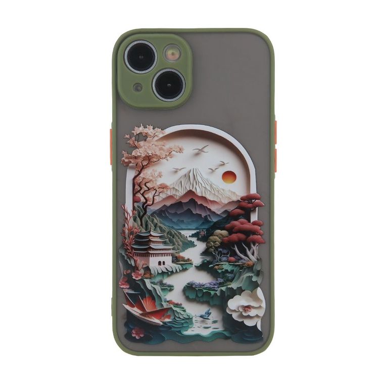 Ultra Trendy case for iPhone 15 Pro Max 6.7 Travel green