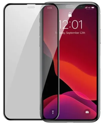 Захисне скло 2.5D Privacy для iPhone 17 / 17 Pro / 16 Pro Black (тех.пак)