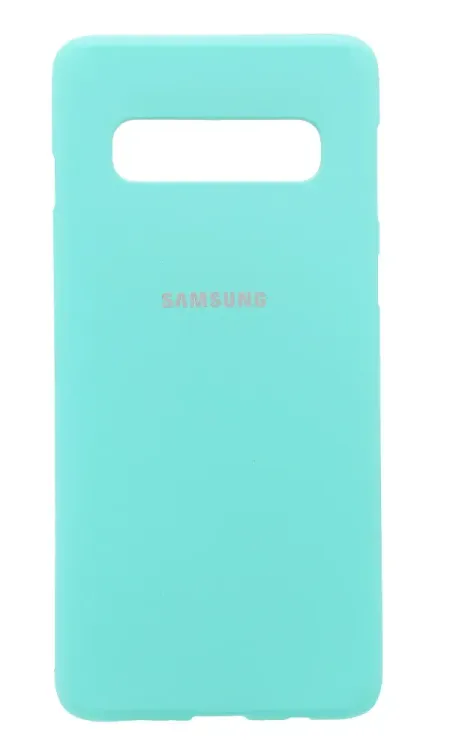 Slim Silicone Case for LOGO Samsung S10 SM-G973F Mint