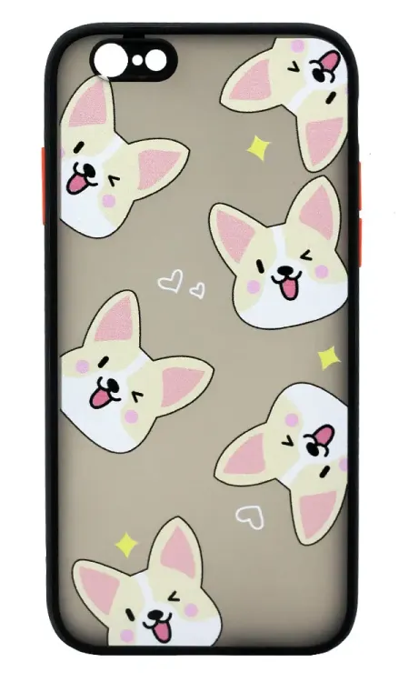 Cover-plate Shadow Matt Dog for iPhone 6 Black