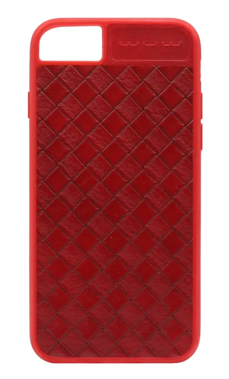 Cover-plate WUW Bottega for iPhone SE2 / 8/7 Red (K58)