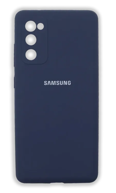 Case Silicone Cover Full Cam Samsung S20 FE SM-G780F Dark Blue