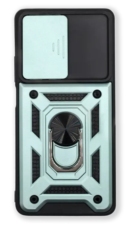Hybrid CamOff + Ring cover for Xiaomi Redmi 10 Green